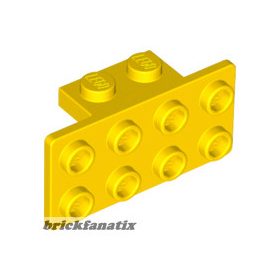 Lego Bracket 1 x 2 - 2 x 4, Yellow