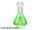 Lego Minifigure, Utensil Bottle, Erlenmeyer Flask with Molded Trans-Bright Green Fluid Pattern