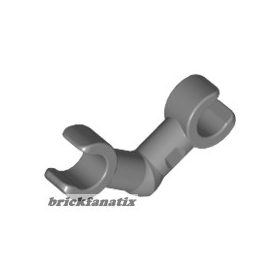   Lego Arm Skeleton, Bent with Clips (Horizontal Grip), Dark grey
