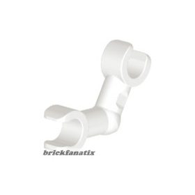 Lego Arm Skeleton, Bent with Clips (Horizontal Grip), White
