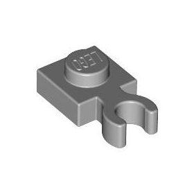 Lego PLATE 1X1 W. HOLDER, Light grey