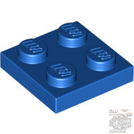 Lego PLATE 2X2, Bright blue