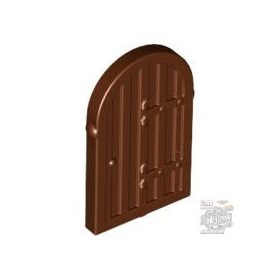   Lego Shutter for Window 1 x 2 x 2 2/3 with Rounded Top, Reddish brown