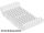 Lego Boat, Hull Large Middle 8 x 16 x 2 1/3 with 5 Holes, White