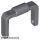 Lego Minifigure, Utensil Bucket 1 x 1 x 1 Handle / Scooter Stand, Dark bluish gray