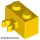 Lego BRICK 1X2 W. HORIZONTAL HOLDER, Yellow