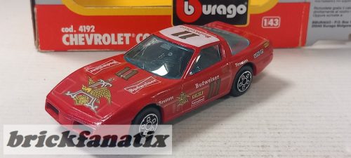 Burago Chevrolet Corvette #11 Budweiser 1:43