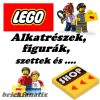 Lego figura torzo - Torso Western Sheriff Star Badge, Vest, Red Bow Tie and Watch Fob Pattern (Sheriff) / Dark Gray Arms / Black Hands
