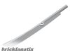 Lego Propeller 1 Blade 10L with Bar (Sword Blade), Flat silver