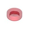 Lego Tile, Round 1 x 1, Transparent red