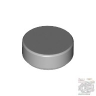 Lego Flat Tile 1X1, Round, Light grey