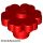 Lego Plant Flower 2 x 2 Rounded - Solid Stud, Red