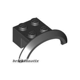Lego BRICK 2X4X1 W. SCREEN NO. 2, Black