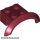 Lego BRICK 2X4X1 W. SCREEN NO. 2, Dark red