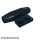 Lego Engine, Smooth Small, 1 x 2 Side Plate with Axle Holders and Slot, Black