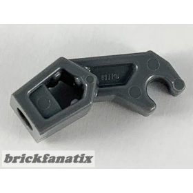   Lego Arm Mechanical, Exo-Force / Bionicle, Thick Support, Dark Grey