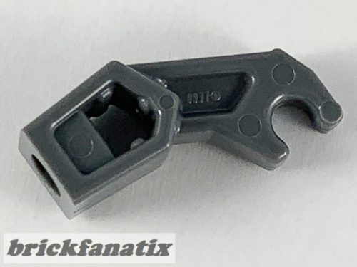 Lego Arm Mechanical, Exo-Force / Bionicle, Thick Support, Dark Grey