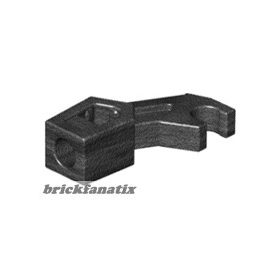   Lego Arm Mechanical, Exo-Force / Bionicle, Thick Support, Pearl dark Grey