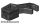 Lego Arm Mechanical, Exo-Force / Bionicle, Thick Support, Pearl dark Grey
