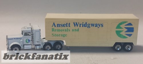 Matchbox Convoy Peterbilt + Low Bed Trailer - Ansett Wridgways