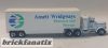 Matchbox Convoy Peterbilt + Low Bed Trailer - Ansett Wridgways