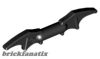 Lego Minifigure, Weapon Batman Batarang (2 Bat Wings with Bar in Middle), Black