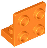 Lego ANGULAR PLATE 1.5 BOT. 1X2 2/2, Bright orange