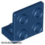 Lego ANGULAR PLATE 1.5 BOT. 1X2 2/2, Dark blue