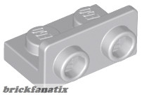 Lego Bracket 1 x 2 - 1 x 2 Inverted, Light grey