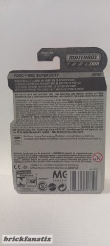 MATCHBOX Ford F-550 Super Duty