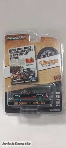 Greenlight 1983 Chevrolet S-10 Maxi CAB - CHASE Green Machine, Limited Edition - 1:64