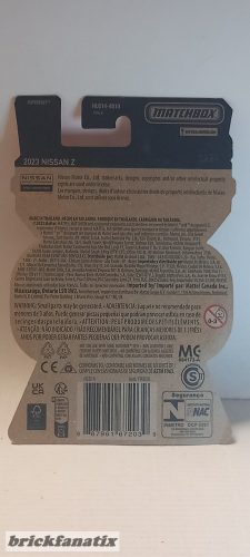 MATCHBOX Moving Parts 2023 Nissan Z