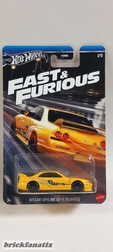 Hot Wheels Fast & Furious Nissan Skyline GT-R ( BCNR33 )