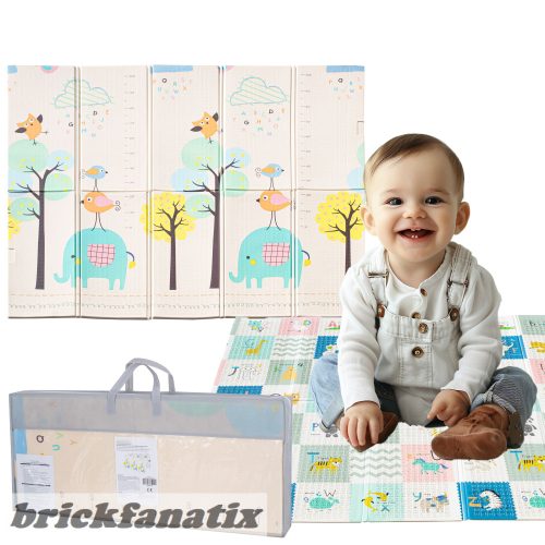 Large double-sided play mat / educational mat 180X200cm