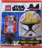 Lego figura Star Wars - Star Wars The Clone Wars - Clone Trooper Pilot (Phase 1) - Yellow Markings, Nougat Head