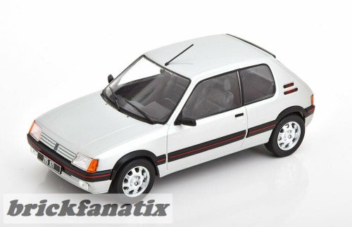 WHITEBOX PEUGEOT 205 GTI, SILVER, 1988 1:24