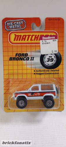 Matchbox Ford Bronco II MB39 ( MACAU )
