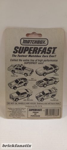 Matchbox Superfast Mercedes Benz 560 SEC ( MACAU )