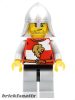 Lego figura Castle - Kingdoms - Lion Knight Quarters, Helmet with Neck Protector, Crooked Smile and Scar