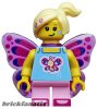 Lego figura Collectible Minifigures - Series 17 Minifigures - Butterfly Girl, Series 17 (Minifigure Only without Stand and Accessories)