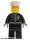 Lego figura City - Police - City Leather Jacket with Gold Badge, White Hat, Silver Sunglasses