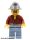Lego figura City - Construction - Flannel Shirt with Pocket and Belt, Sand Blue Legs, Mining Helmet, Safety Goggles