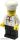 Lego figura City - Chef - White Torso with 8 Buttons, Black Legs, Glasses
