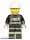 Lego figura City - Fire - Reflective Stripes with Utility Belt, White Fire Helmet, Beard Stubble