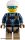  Lego Minifig City - Mountain Police - Officer Male, Jacket with Harness