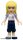Lego figura Friends Stephanie - Dark Blue Cropped Trousers, White Soccer Jersey