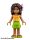 Lego figura Friends Andrea - Lime Shorts, Bright Light Orange Top with Music Notes, Flower