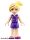 Lego figura Friends - Friends Natasha - Dark Purple Skirt, Dark Purple Top with Comb
