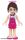 Lego figura Friends Naomi (Light Nougat) - White Top with Magenta Apron, Magenta Skirt, Bright Pink Flower
