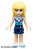 Lego figura Friends Stephanie - Dark Blue Layered Skirt, Medium Azure and Dark Purple Jacket